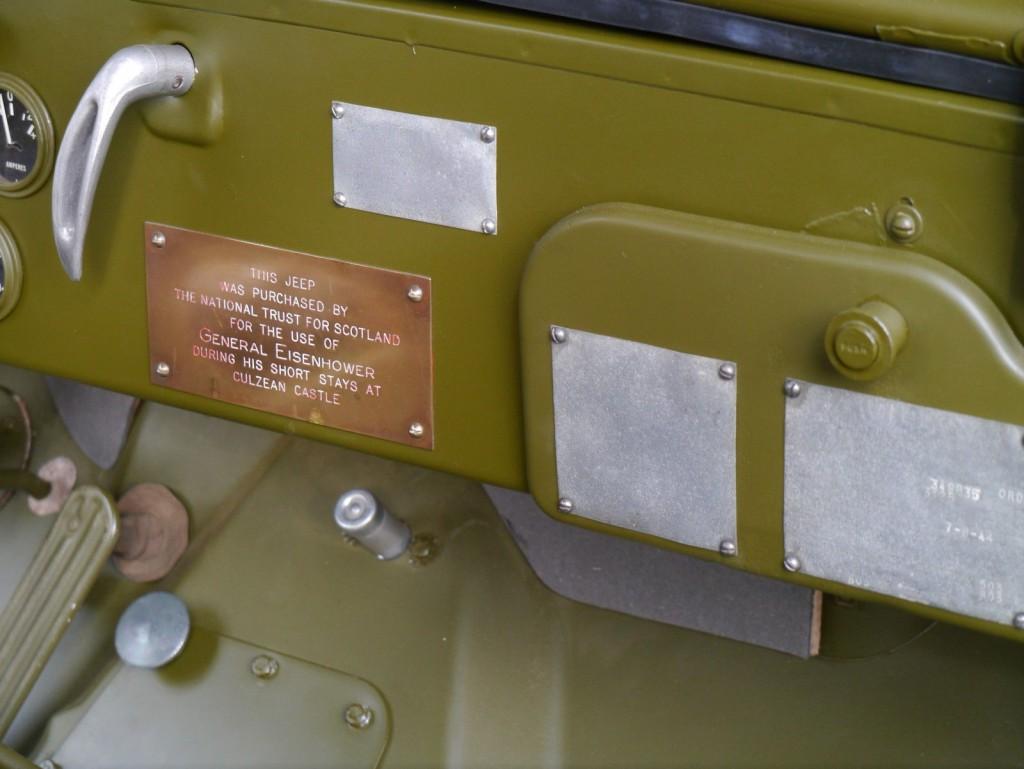 1943 Willys JEEP1-5 HP,  Generál Eisenhower
