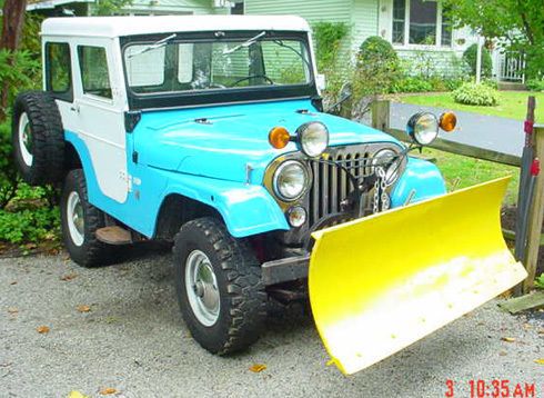 1965 Jeep CJ 5 plow