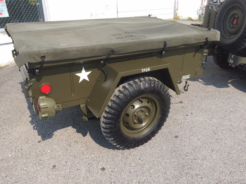 Jeep Willys restore M416 military trailer