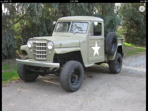1952 Jeep willy&#8217;s pick up na prodej