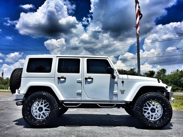 2016 Jeep Wrangler Custom Lifted Sahara Leather HARDTOP