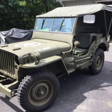 1943 Willys MB Jeep na prodej