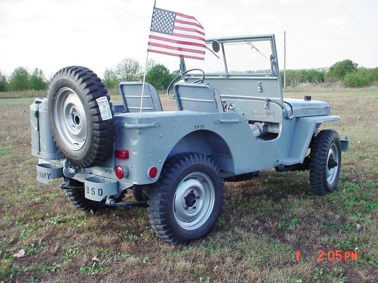 1948 Willys CJ2A Navy na prodej