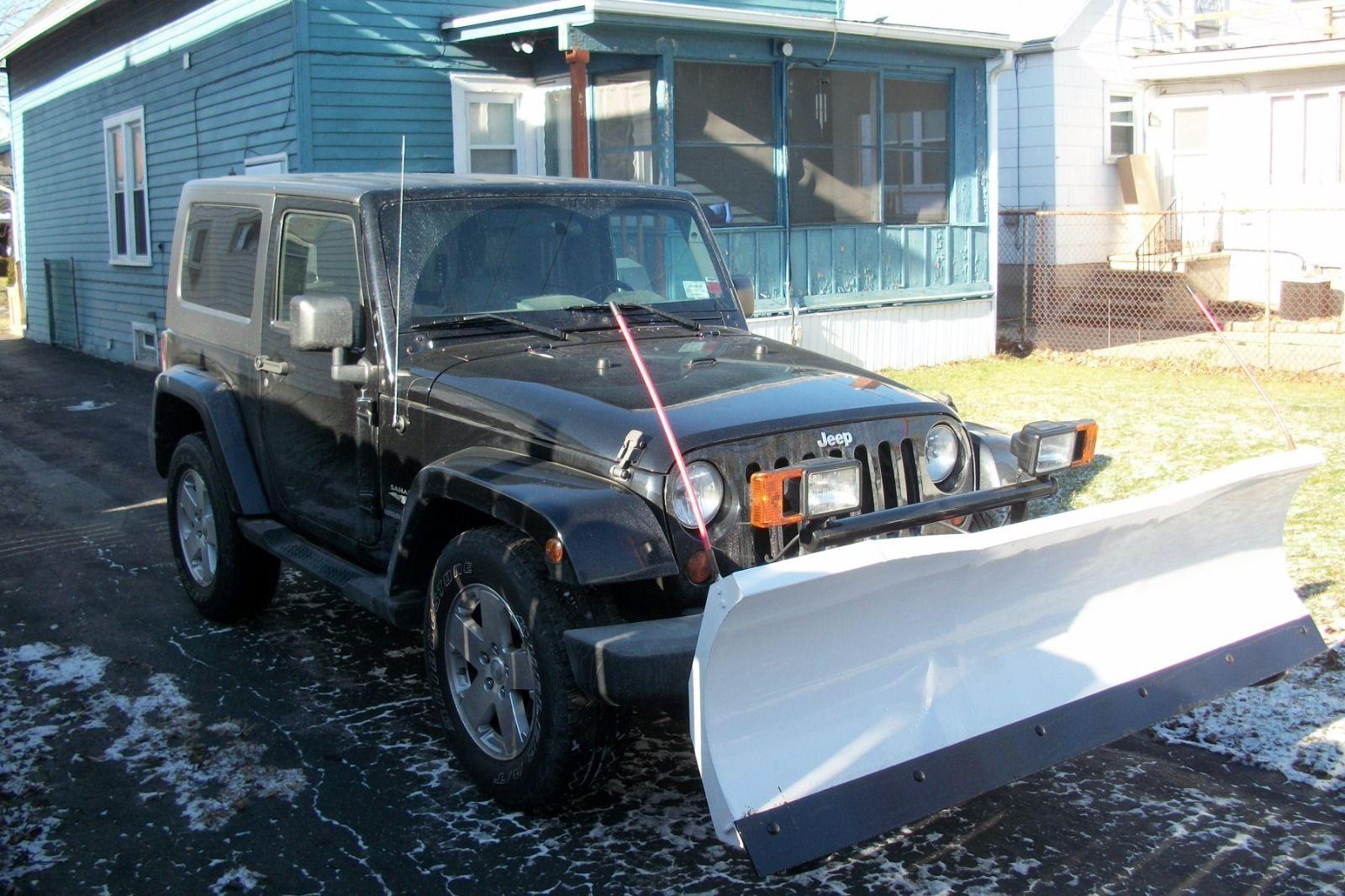 2008 Jeep Wrangler Sahara with Blizzard snowplow na prodej