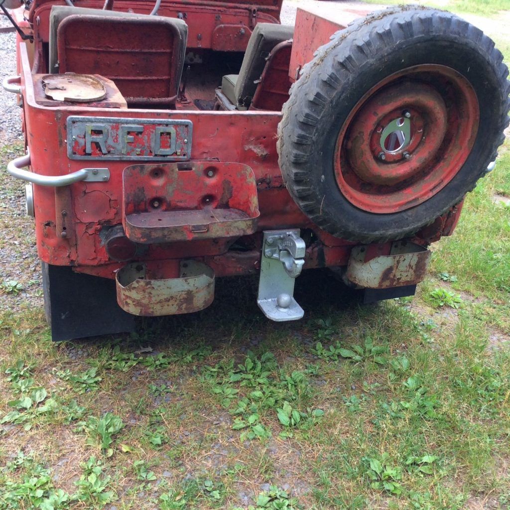 1943 WILLYS MB fire Jeep for restoration military