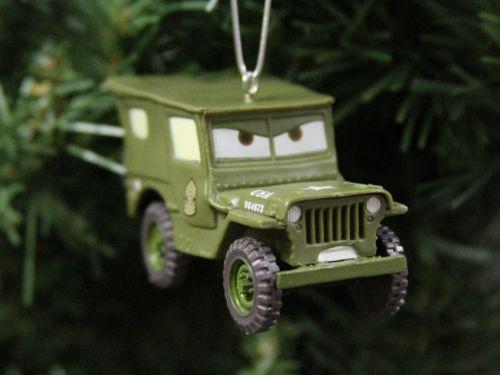 Arkansas, Sarge the Military Jeep, Cars 2, Disney Christmas Ornament