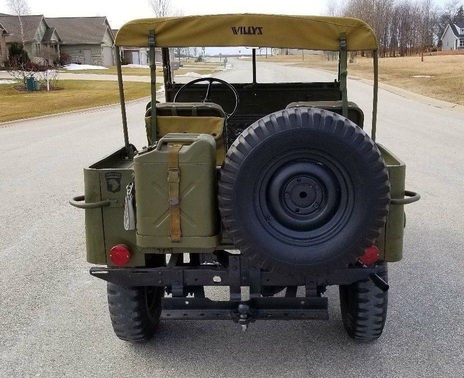 1948 Jeep Willys CJ2A 101st Airborne Military Paint