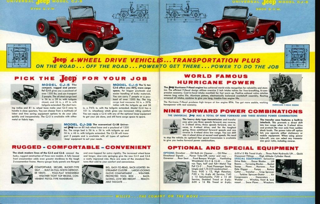 1956 Willys Universal Jeep CJ 5
