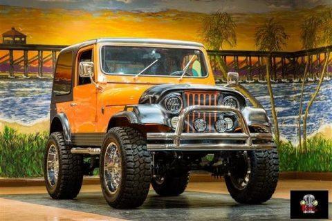 Jeep CJ-7 Orange with 100,492 Miles, for sale! na prodej