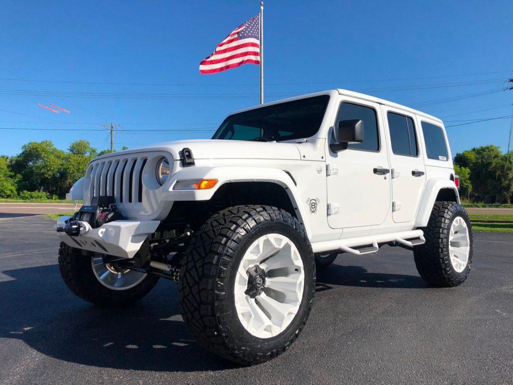 2018 Jeep Wrangler JL White OUT Custom Lifted Leather HARDTOP