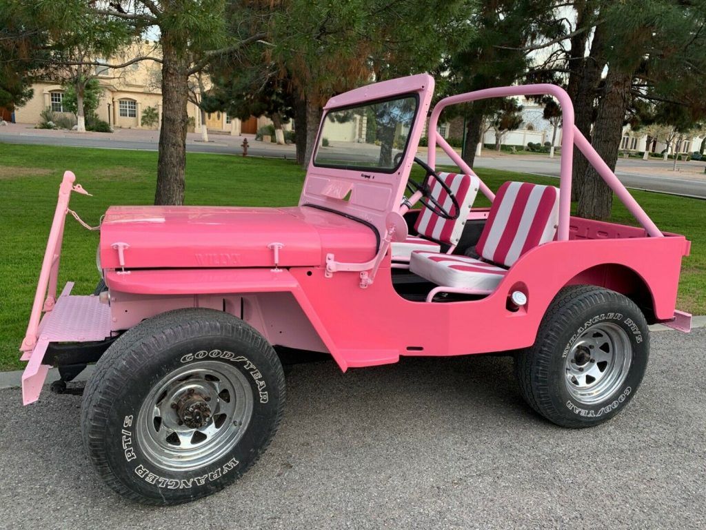 1952 Willys PINK Jeep!