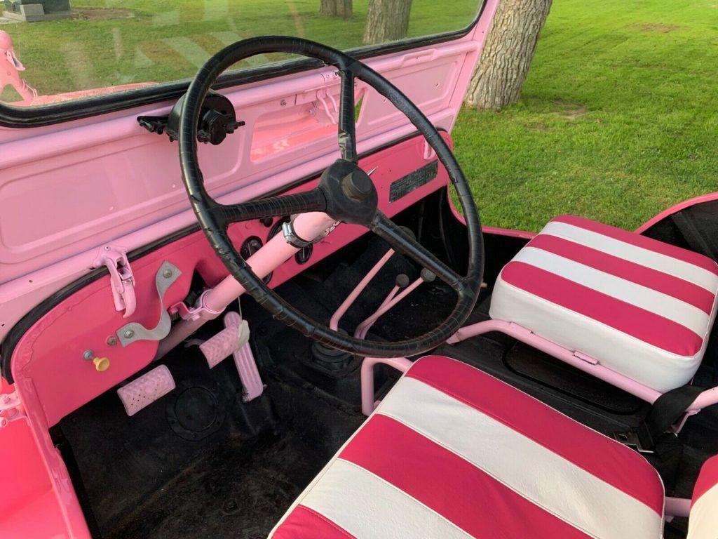 1952 Willys PINK Jeep!
