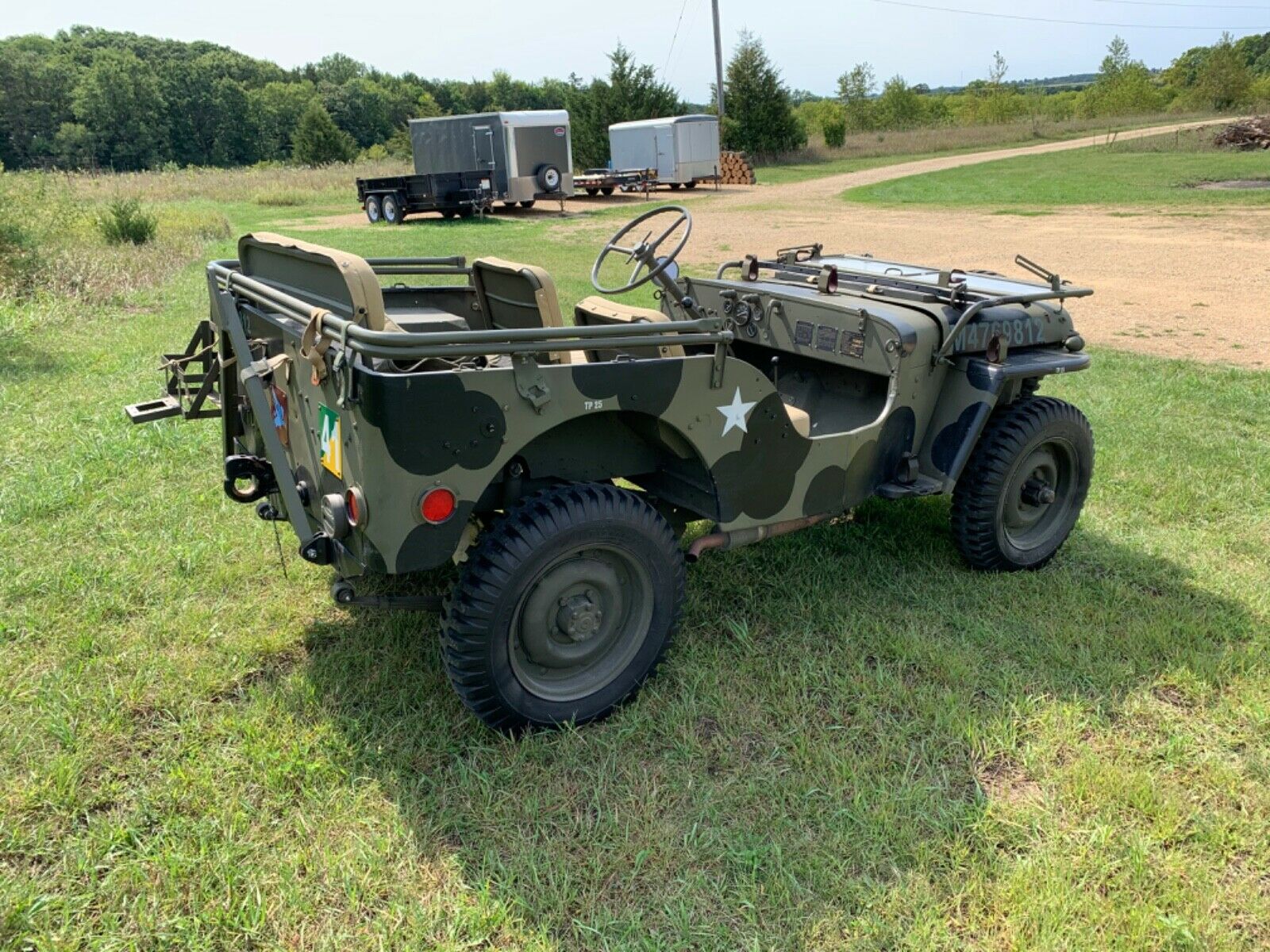 WW2 Jeep Willys MB British Airborne na prodej