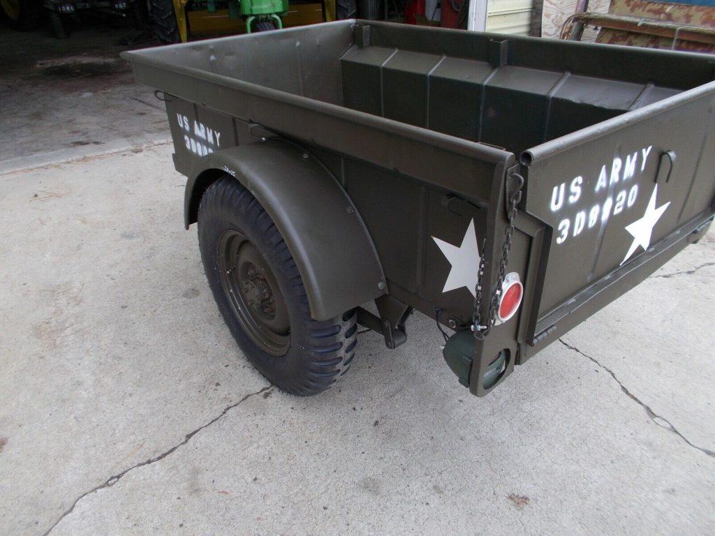 1953 Jeep Willys M38A AND Trailer