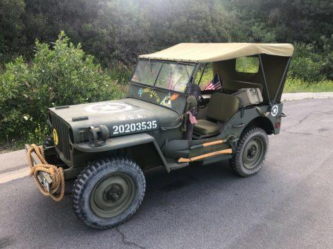 1943 Willys MB na prodej