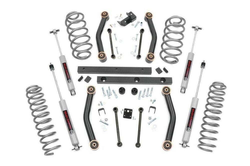 Rough Country 4″ Suspension Lift Kit For Jeep Wrangler TJ 1997-2002