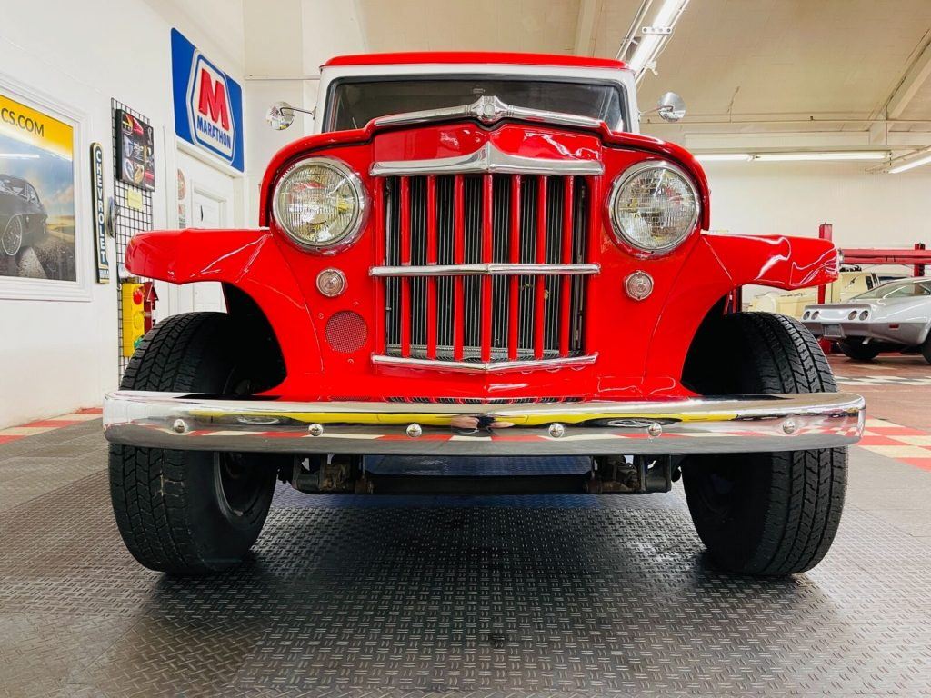 1961 Willys Jeep Wagon – V8 CHEVY ENGINE – NICE DRIVER – SEE VIDEO –