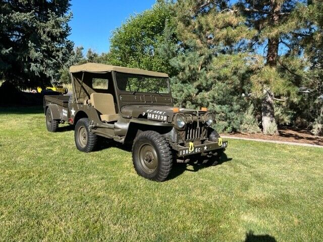 Willys Jeep M38 with Bantam trailer