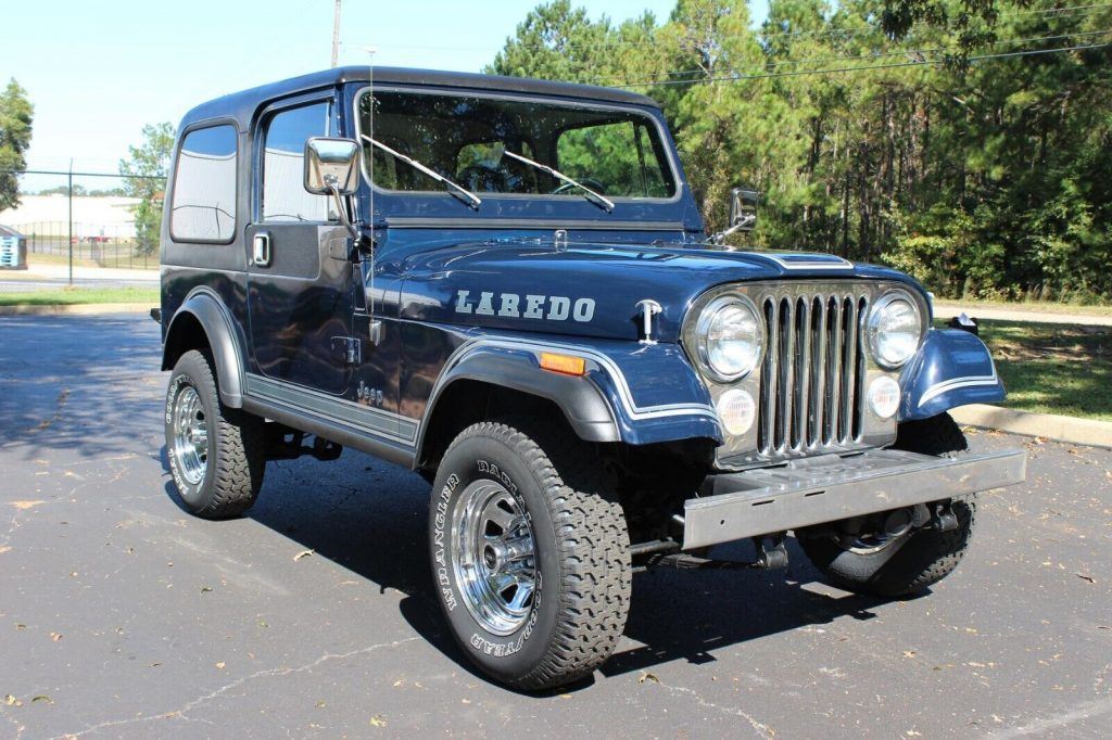 1983 Jeep CJ CJ7 Laredo 26k Miles Deep Night Blue