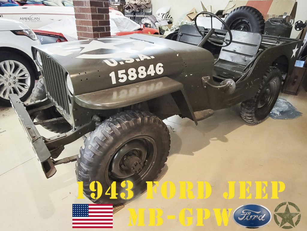 1943 Ford Mb-Gpw WWII ARMY JEEP