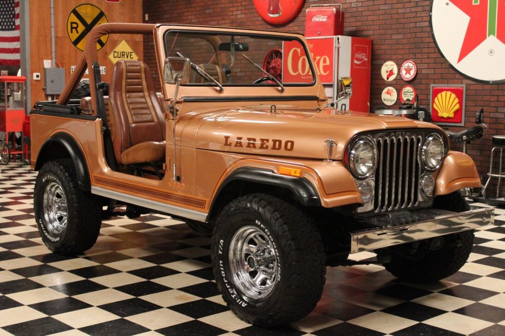1984 Jeep CJ CJ7 Laredo 3K Cinnamon Met. Calif