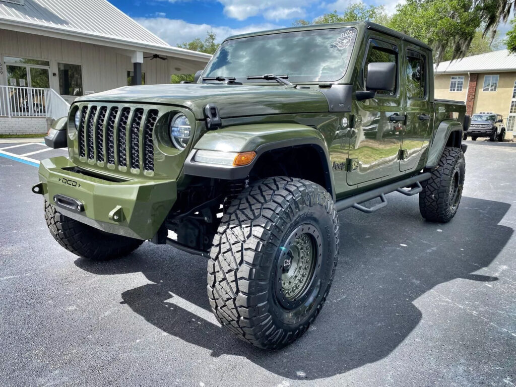 2021 Jeep Gladiator Sarge Diesel Lifted Black Rhinos 37″s Ocd4x4.com