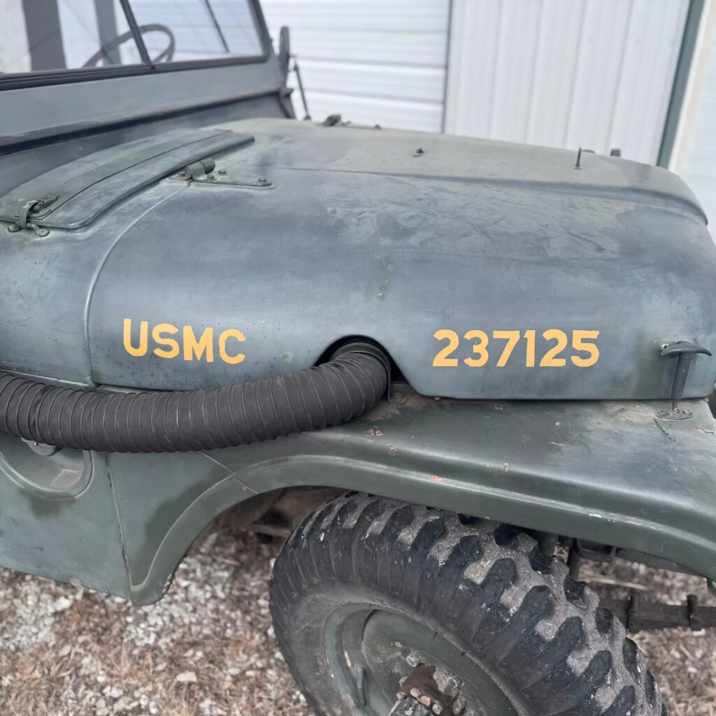 1953 M38a1 USMC Jeep with Unique History and Fording