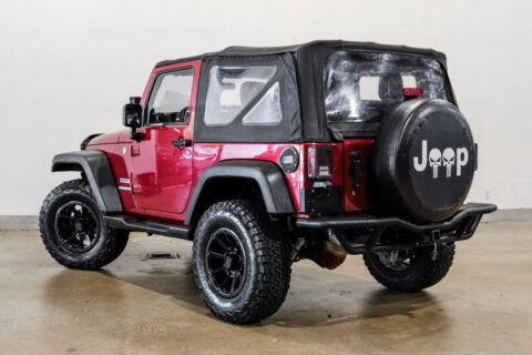 2012 Jeep Wrangler Sport 4X4 6-Speed ,lifted,soft ToP, BLK WHLS 78K na prodej