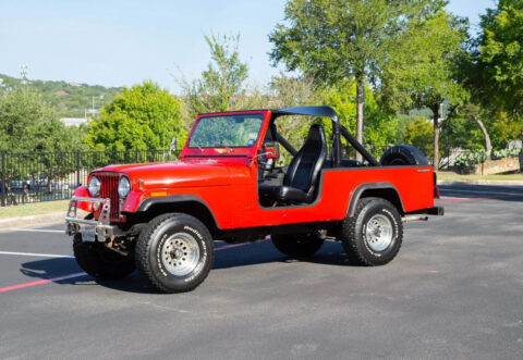 1981 Jeep CJ Scrambler, 4×4, 350 V8, First-Year Model na prodej