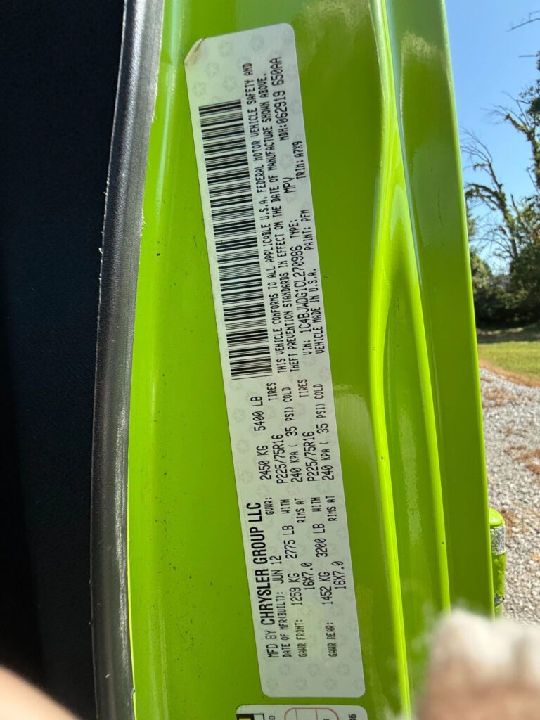 2012 Jeep Wrangler