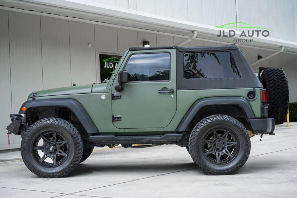 2013 Jeep Wrangler Sport 45k Miles! Matte Green Wrap! New Wheels + Ti