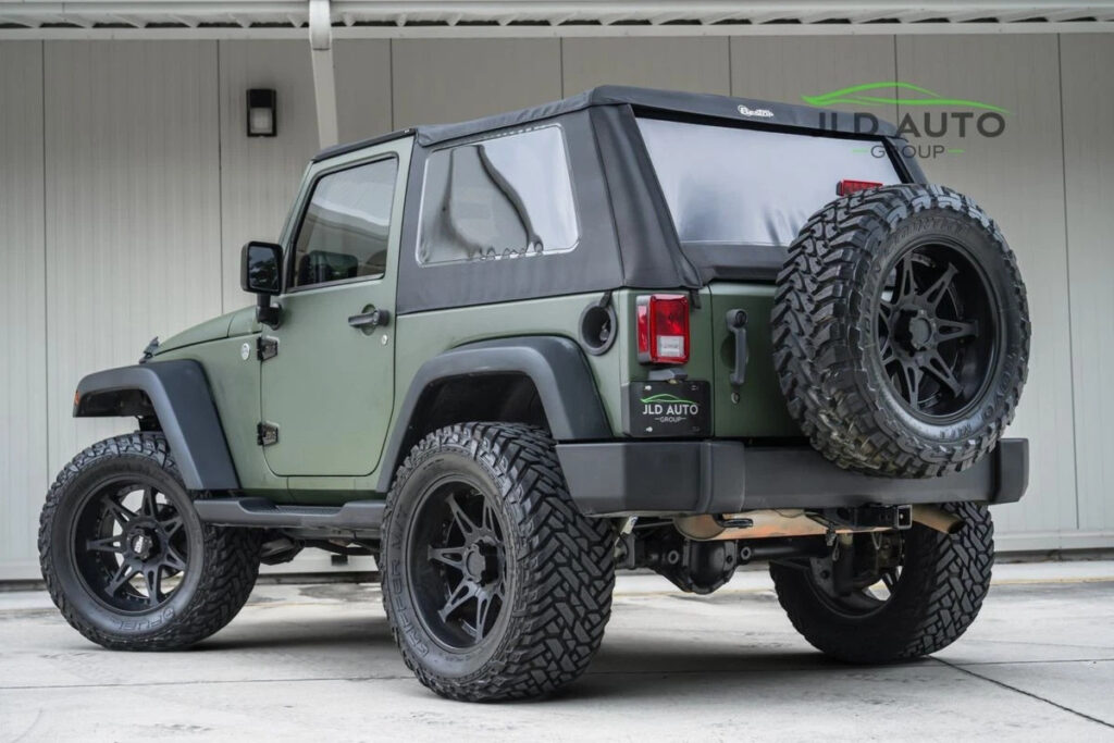 2013 Jeep Wrangler Sport 45k Miles! Matte Green Wrap! New Wheels + Ti