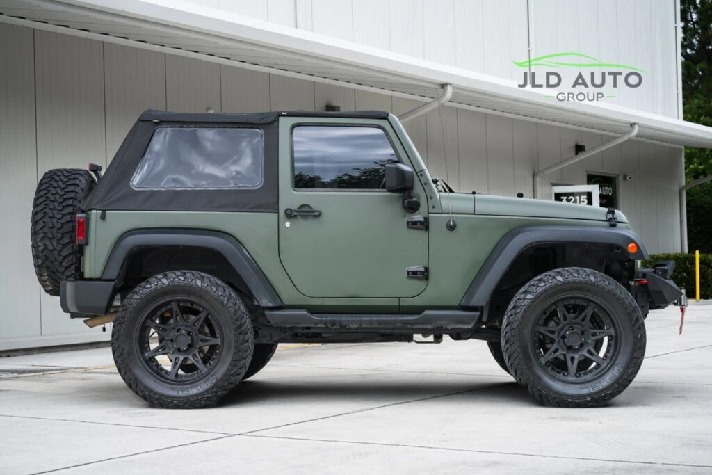 2013 Jeep Wrangler Sport 45k Miles! Matte Green Wrap! New Wheels + Ti