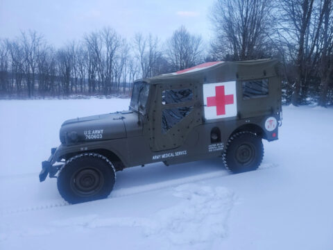 1954 Willys Jeep M170 Front Line Ambulance, Professional Ground Up Restoration na prodej
