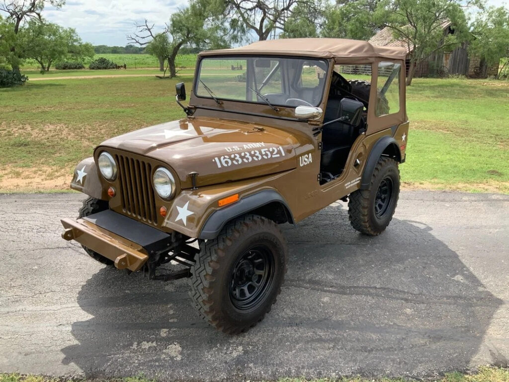 1969 Jeep CJ-5 V6  AC Restored Commemorative Military