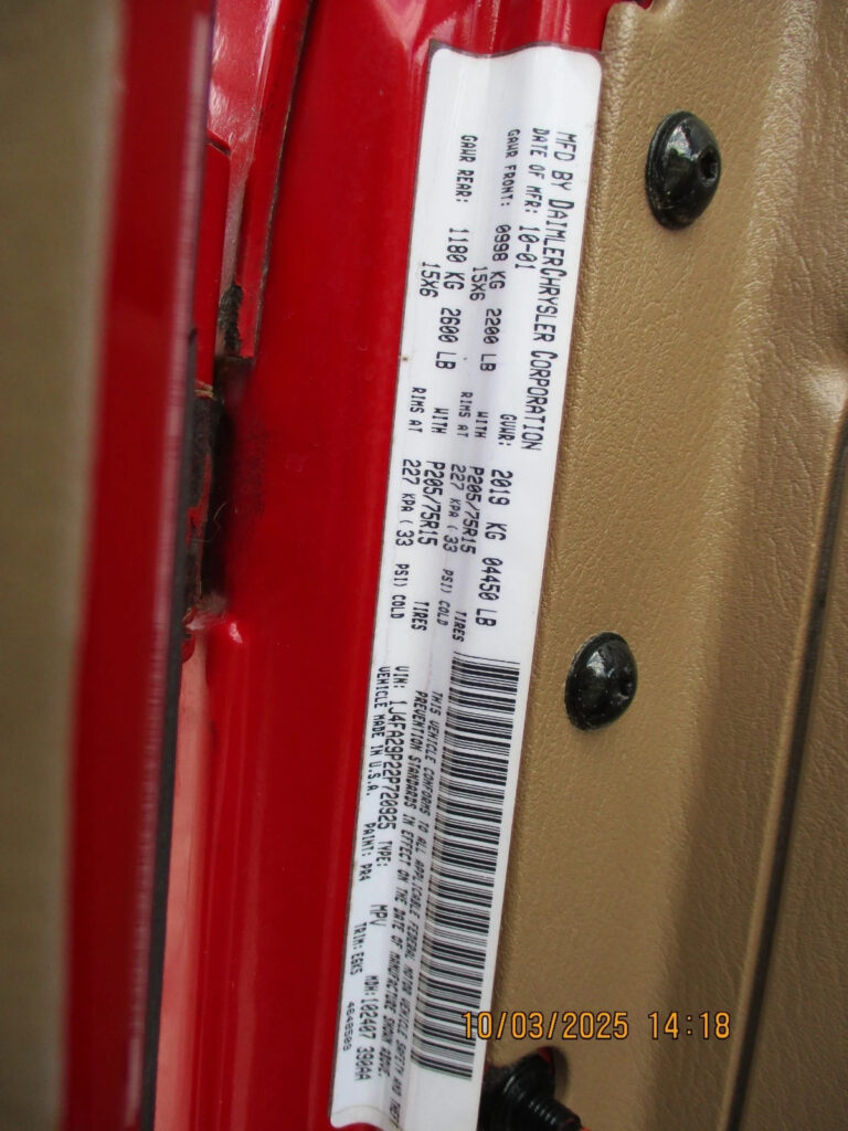 2002 Jeep Wrangler SE