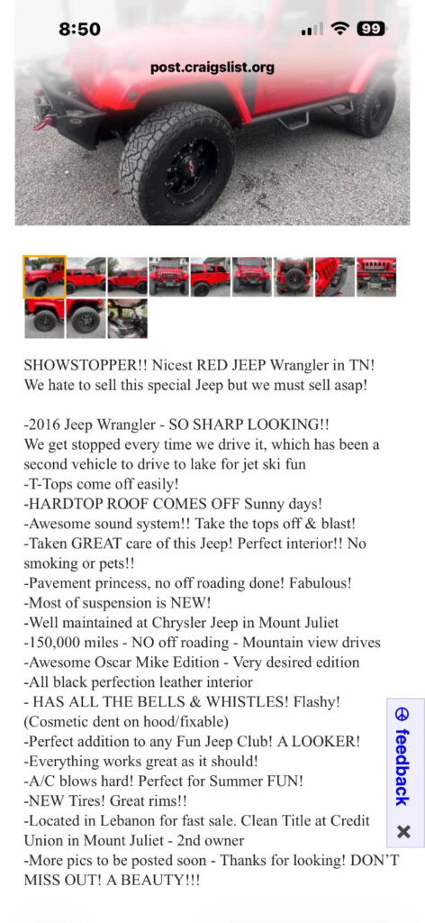 2016 Jeep Wrangler Sport