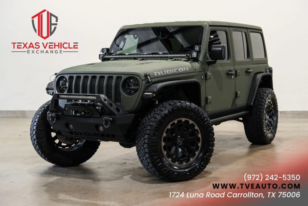 2018 Jeep Wrangler Unlimited Rubicon 4×4,dupont Kevlar,lifted,nav,htd